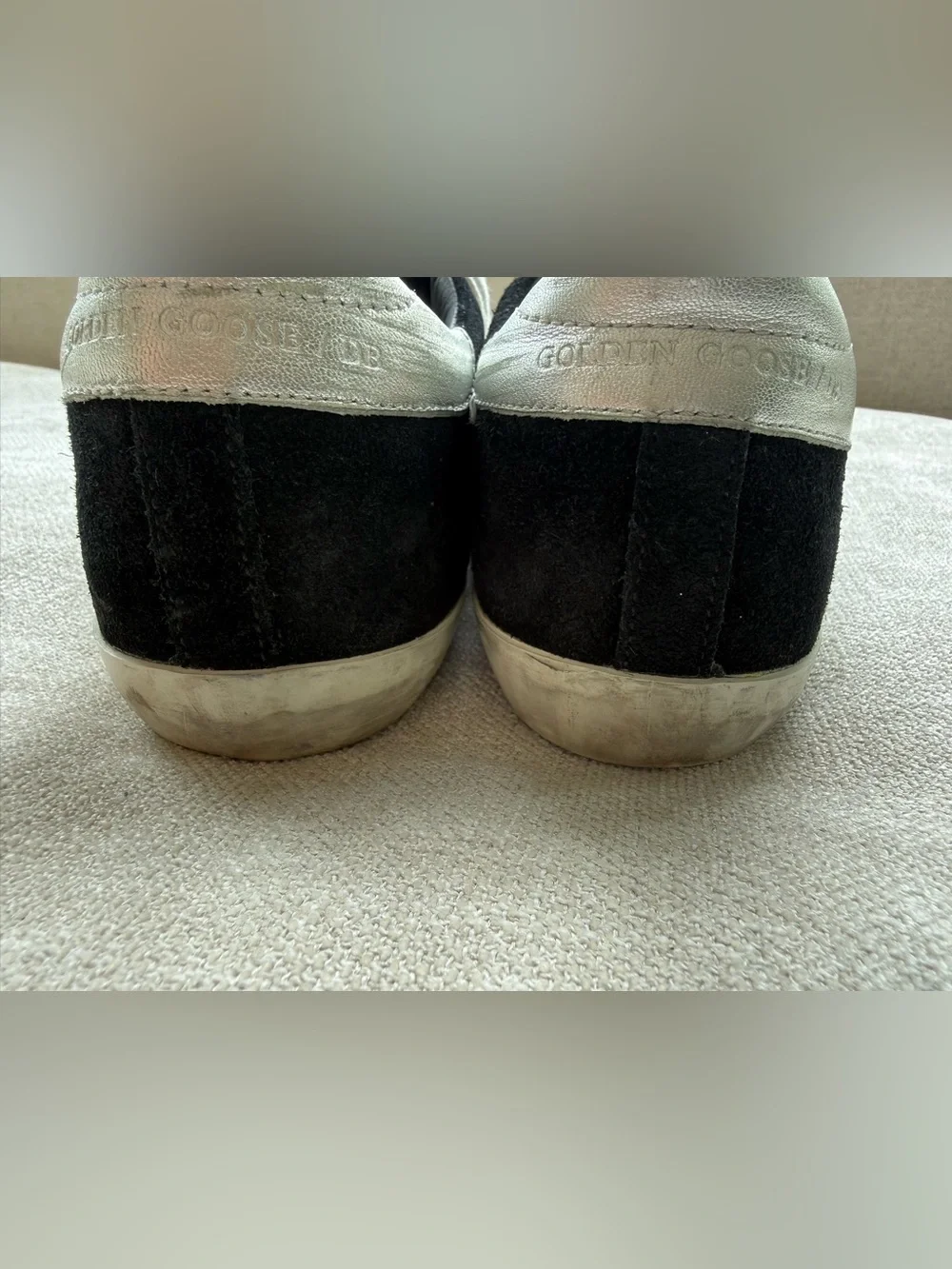 GOLDEN GOOSE Women's Superstar Black Suede Sneaker. Size 38